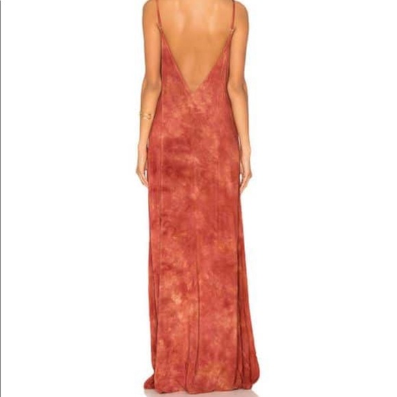Tie Dye Rust Dress by Blue Life - Picture 5 of 9